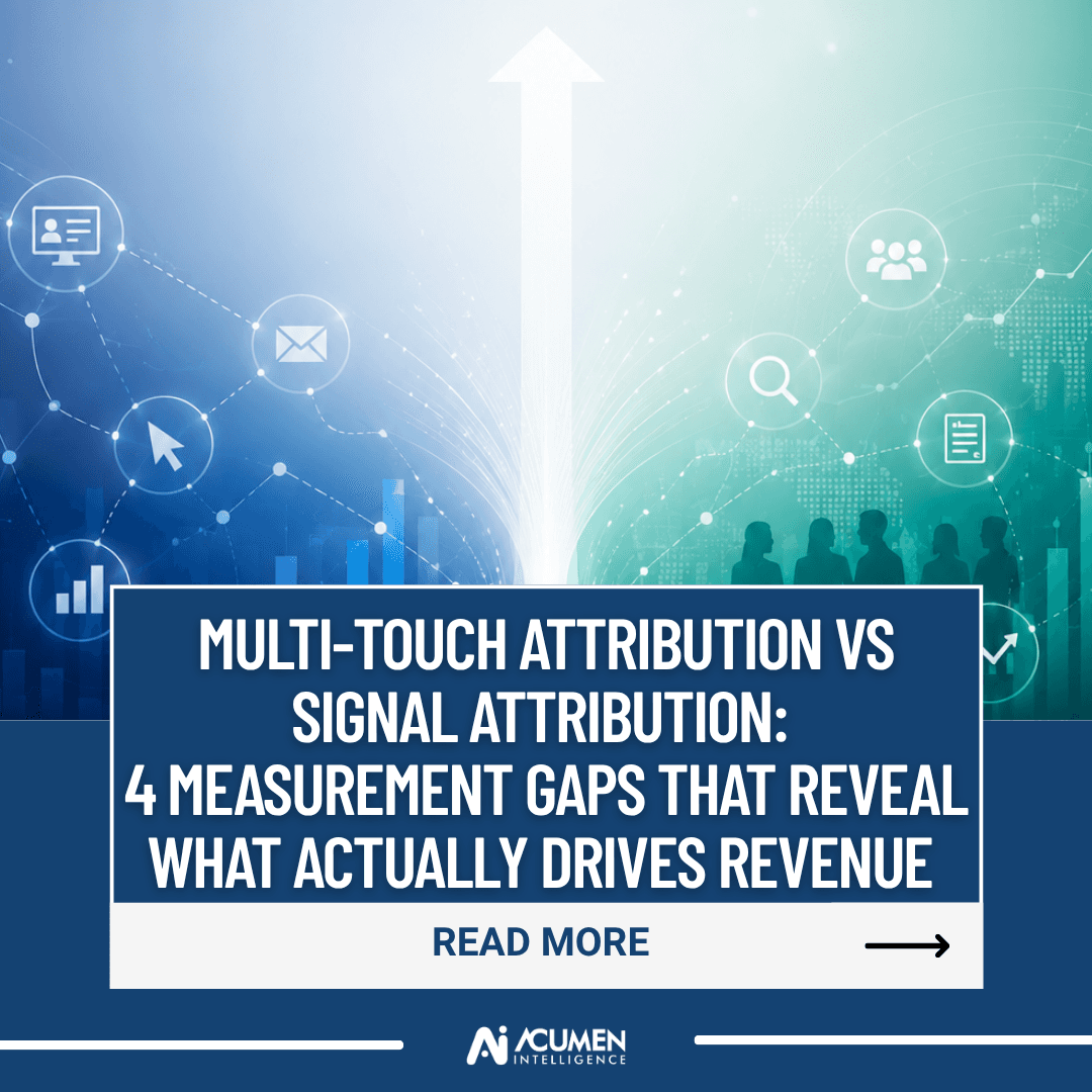 Multi-Touch Attribution vs Signal Attribution: 4 Measurement Gaps That Reveal What Actually Drives Revenue